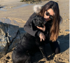 Karine Ferri avec son chien Dolmen sur Instagram