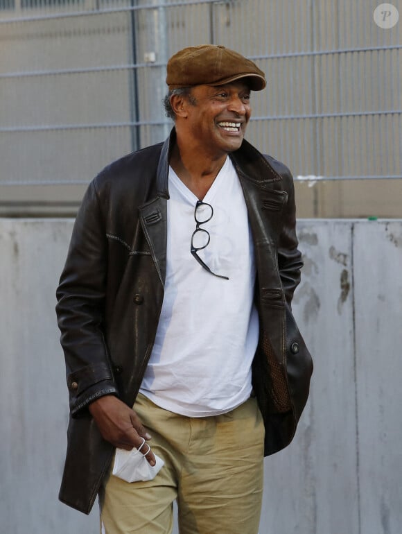 Exclusif - Yannick Noah - Match de football caritatif entre le Variétés Club de France contre l'équipe de France des Parlementaires au profit de la Fondation Hôpitaux de Paris-Hôpitaux de France présidé par B.Macron au stade Emile Anthoine à Paris le 23 septembre 2021. © Marc Ausset-Lacroix/Bestimage