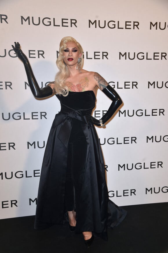 Miss Fame - Photocall de l'exposition "Thierry Mugler : couturissime" au Musée des Arts Décoratifs (MAD) à Paris. Le 28 septembre 2021.