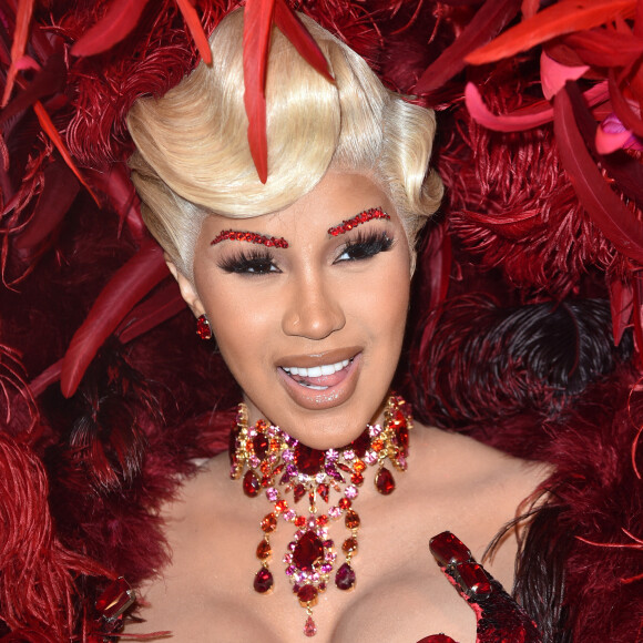 Cardi B - Photocall de l'exposition "Thierry Mugler : couturissime" au Musée des Arts Décoratifs (MAD) à Paris. Le 28 septembre 2021.