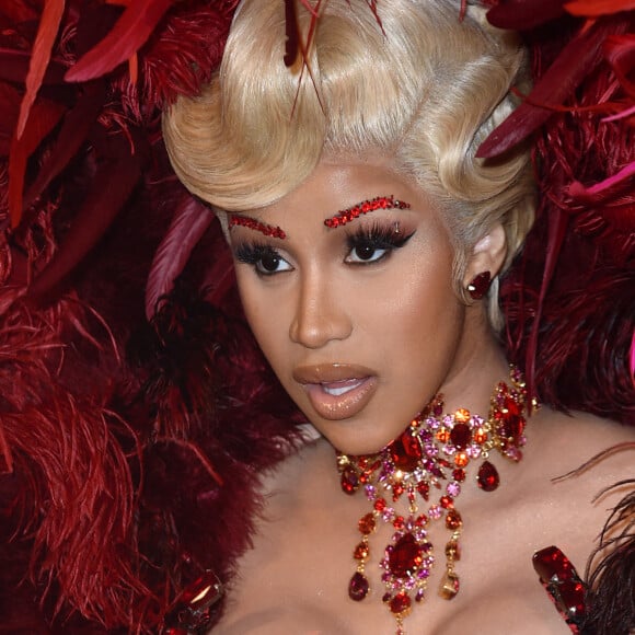 Cardi B - Photocall de l'exposition "Thierry Mugler : couturissime" au Musée des Arts Décoratifs (MAD) à Paris. Le 28 septembre 2021.