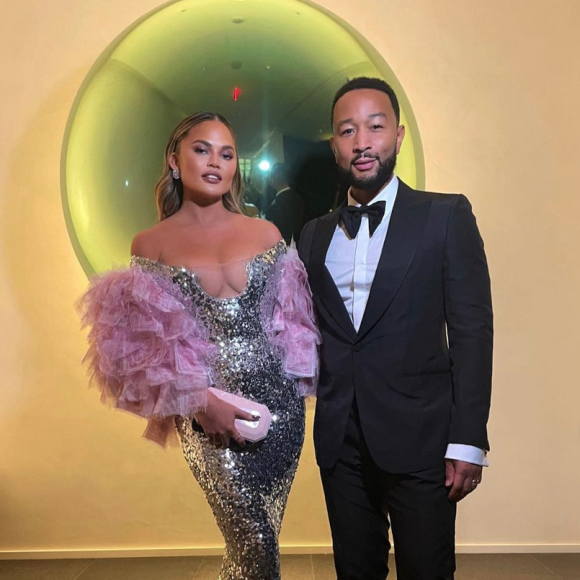 Chrissy Teigen et John Legend. Septembre 2021.