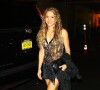 Shakira à la sortie du restaurant Zuma à New York. Le 9 août 2018