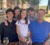 Le prince Joachim de Danemark et ses quatre enfants, Nikolai, Felix, Athena et Henrik, en vacances au château de Cayx, dans le Lot, le 7 juillet 2020 sur Instagram.