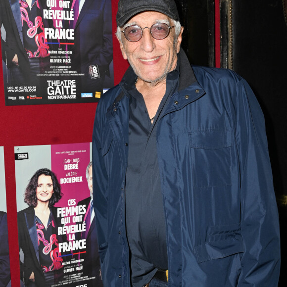 Exclusif - Gérard Darmon - Générale de la pièce "Ces Femmes qui ont réveillé la France" au théâtre Gaité Montparnasse à Paris le 20 septembre 2021. © Coadic Guirec/Bestimage 