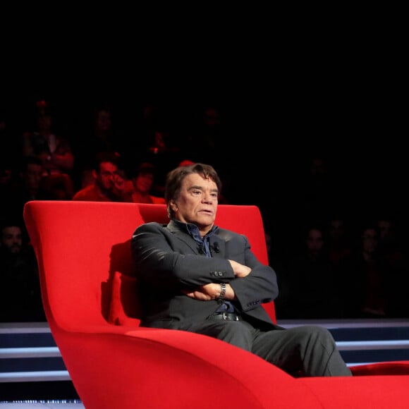 Exclusif - Enregistrement de l'émission "Le Divan" présentée par Marc-Olivier Fogiel avec Bernard Tapie en invité, qui sera diffusée le 28 février sur France 3. Le 3 février 2017 © Dominique Jacovides / Bestimage 