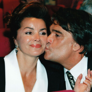 Bernard Tapie et sa femme Dominique en 1996.