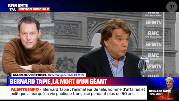 Marc-Olivier Fogiel a raconté une anecdote inconnue sur Bernard Tapie et sa femme Dominique, lorsque l'homme d'affaires était en prison.