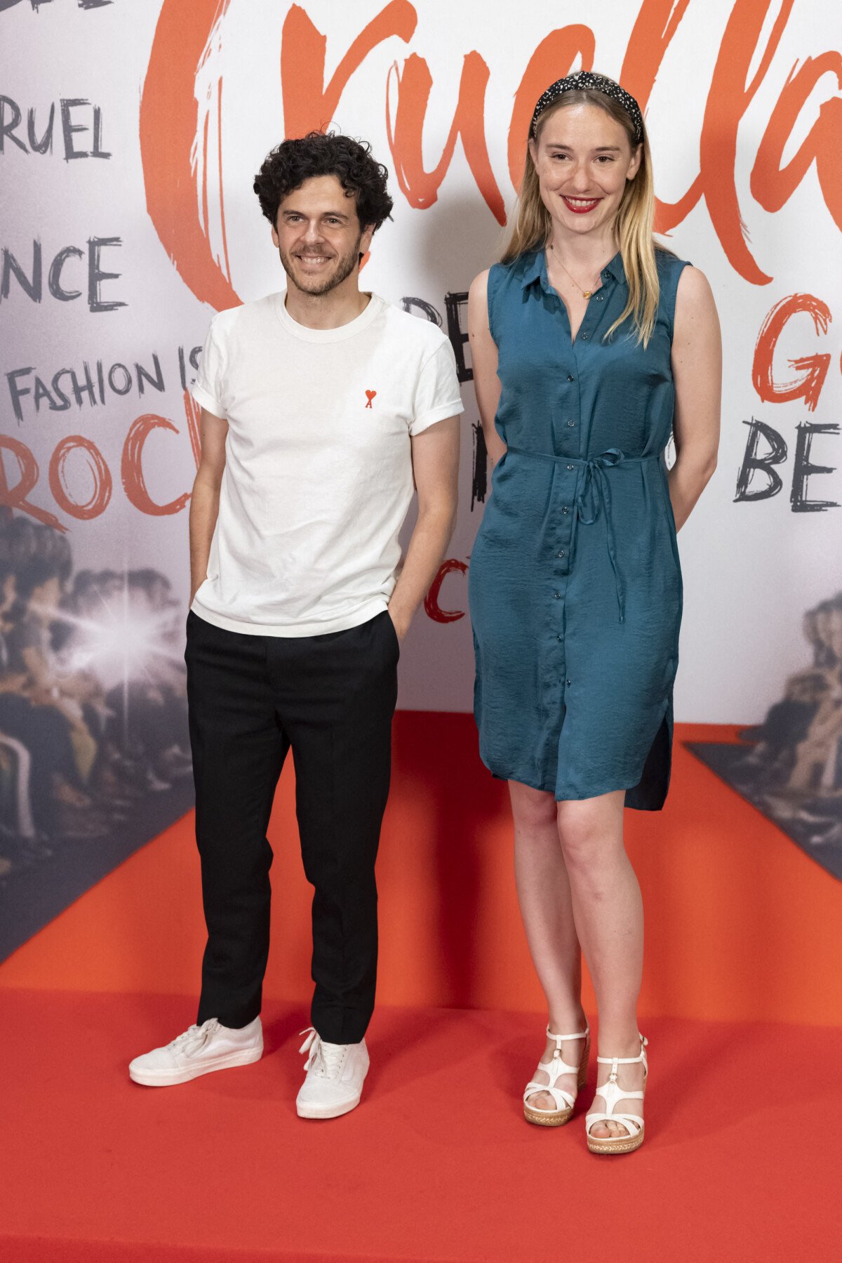 Photo : Michaël Gregorio et Déborah François - Avant-première parisienne du  film Cruella au cinéma Le Grand Rex à Paris, le 11 juin 2021. © Olivier  BordeBestimage - Purepeople