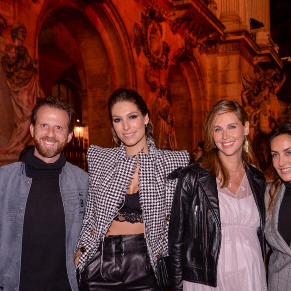 Exclusif - Juan Arbelaez, Jean-Batispte Sassine, Laury Thilleman, Ophélie Meunier, Valérie Messika et Mathieu Vergne - People au défilé Etam Live Show 2021 à l'Opéra Garnier à Paris le 4 octobre 2021. © Cyril Moreau / Rachid Bellak / Bestimage 