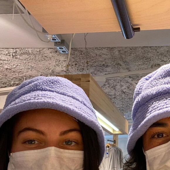 Thylane Blondeau et Benjamin Attal sur Instagram. Photo publiée par Benjamin Attal sur sa page le 5 aavril 2021.