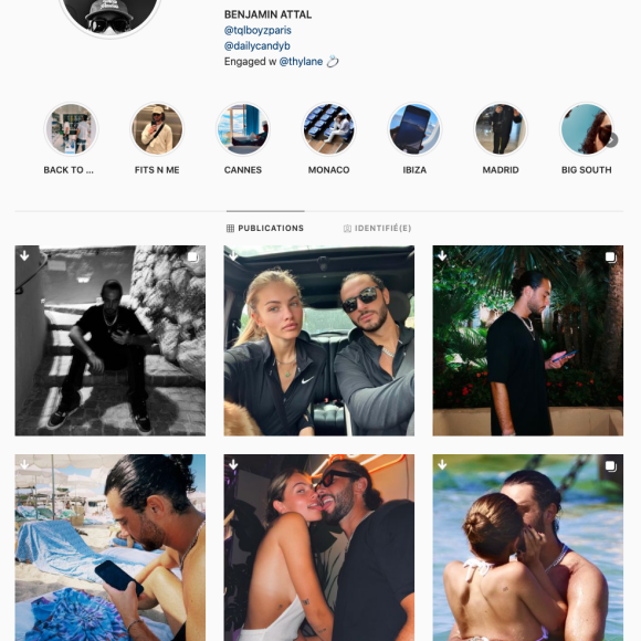 Thylane Blondeau et son petit ami Ben Attal ont annoncé leurs fiançailles sur Instagram.