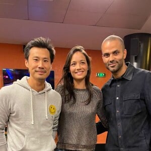 Frédéric Chau, Alizé Lim et Tony Parker à l'Olympia.