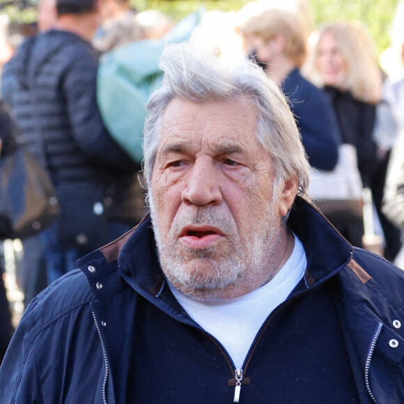 Jean-Pierre Castaldi - Messe funéraire en hommage à Bernard Tapie en l'église Saint-Germain-des-Prés à Paris. Le 6 octobre 2021. © Jacovides-Moreau / Bestimage
