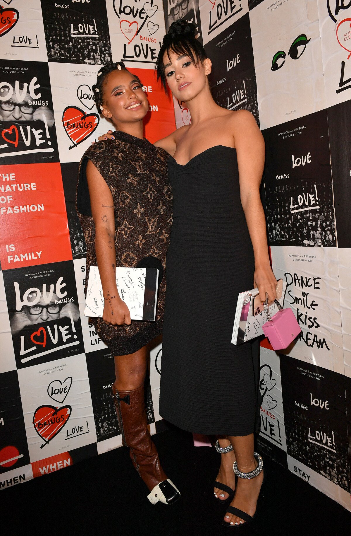 Photo : Paola Locatelli et Léna Mahfouf (dite Léna Situations) au