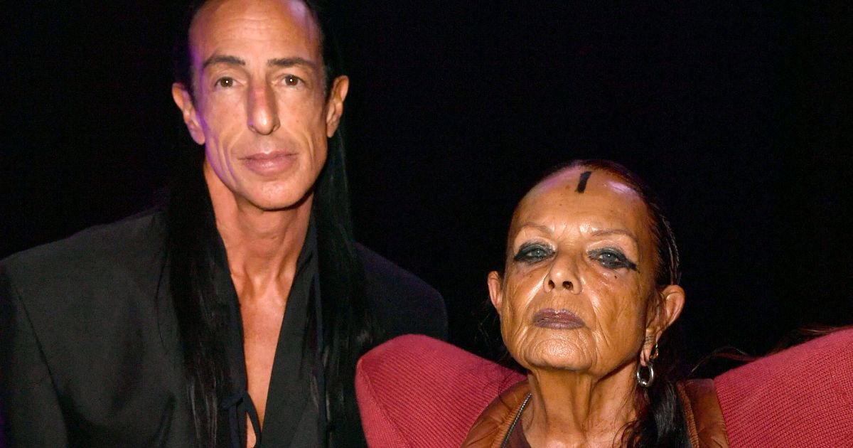 Rick Owens et son épouse Michèle Lamy au défilé Love Brings Love de la