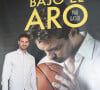 Pau Gasol présente son livre "Bajo el aro" devant sa compagne Catherine Mcdonnell à Madrid le 5 septembre 2018.