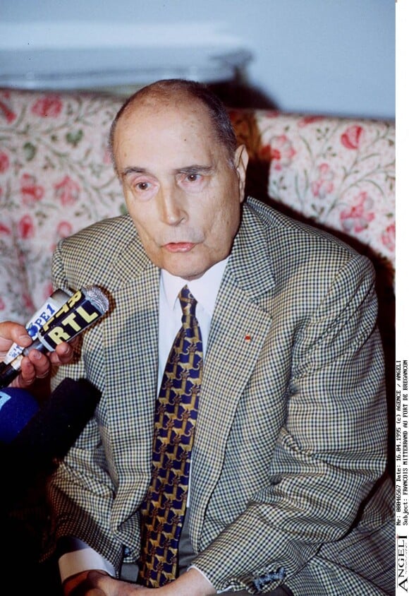 François Mitterrand à Brégançon en 1995