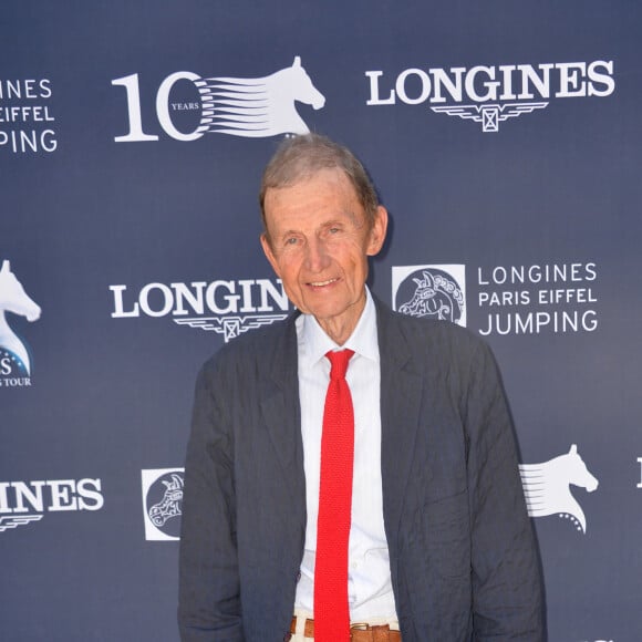 Exclusif - Etienne Mougeotte posant lors du Longines Paris Eiffel Jumping au Champ-de-Mars à Paris, le 3 juillet 2015. 