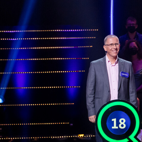 Exclusif - Sandrine (Tout le monde veut prendre sa place), Christophe Spalony (Questions pour un champion) - Enregistrement de l'émission "Le Quiz des Champions" présentée par Cyril Féraud, et diffusée le 9 octobre à 21h05 sur France 2 © Cyril Moreau / Bestimage
