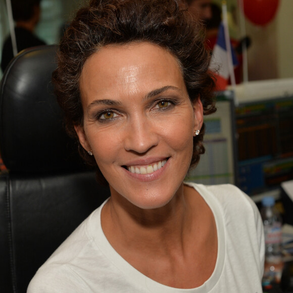 Linda Hardy lors de la 13ème édition du Charity Day dans la salle des marchés d'Aurel BGC dans le quartier de la Bourse à Paris le 11 septembre 2017.  © Veeren / Bestimage