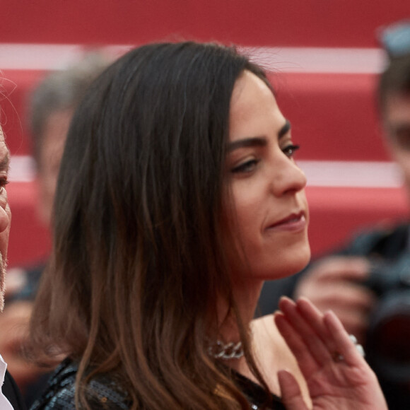 Alain Delon et sa fille Anouchka Delon - Première du film "Une Vie Cachée Life" lors du 72e Festival International du Film de Cannes, le 19 mai 2019.