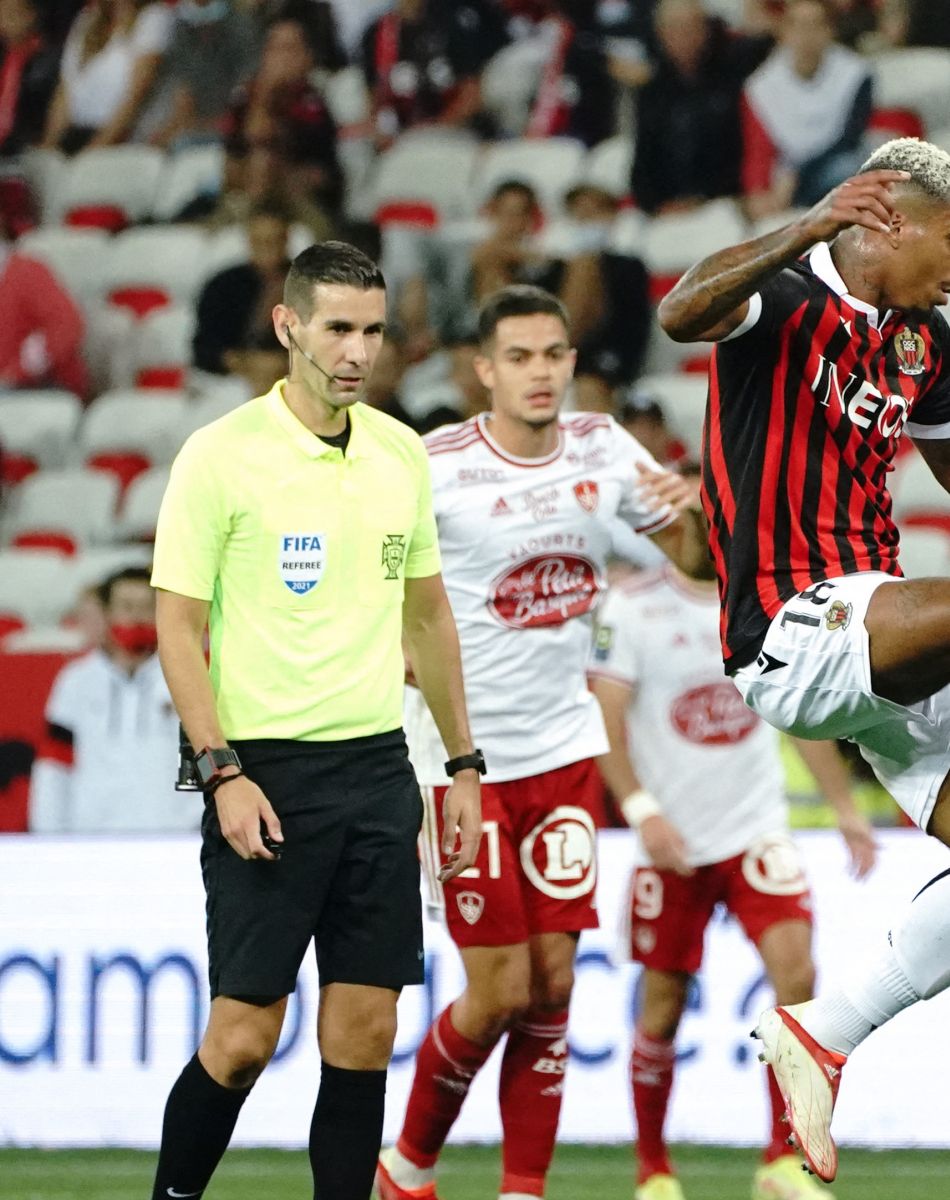 Mario Lemina (OGC Nice) - Match de Ligue 1 "Nice - Brest (2-1)" au stade Allianz Riviera à Nice, le 2 octobre 2021.
