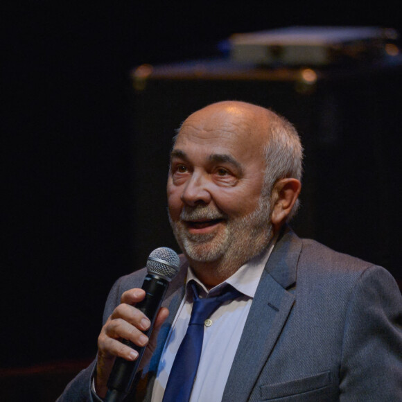 Gerard Jugnot lors de la cérémonie hommage à Bertrand Tavernier, le 10 octobre 2021 à Lyon.