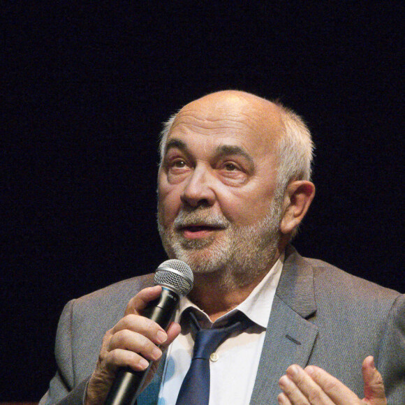 Gérard Jugnot lors de la soirée en hommage à Bertrand Tavernier pendant le festival Lumière 2021 à Lyon le 10 octobre 2021. © Sandrine Thesillat / Panoramic / Bestimage