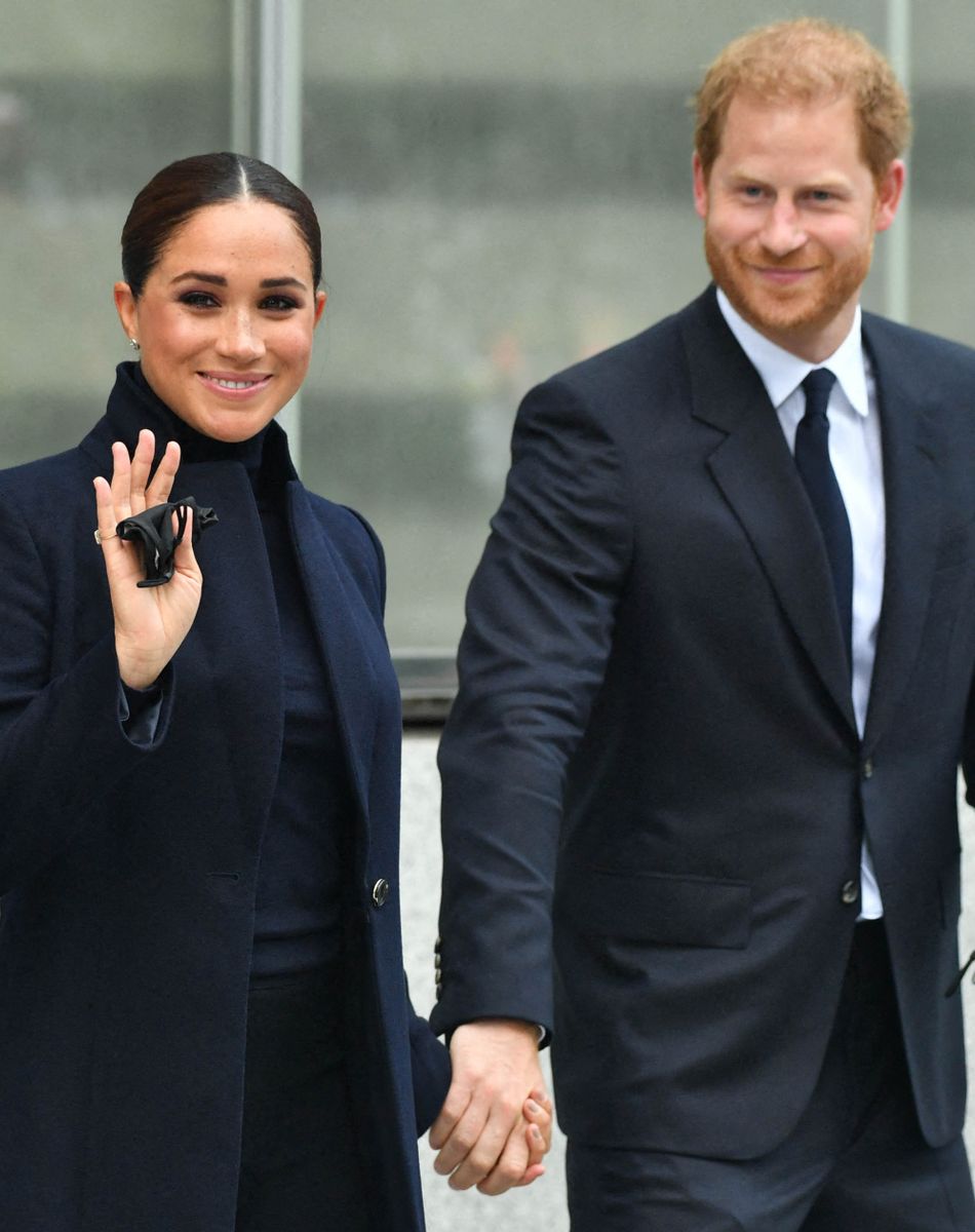 Le prince Harry et son épouse Meghan Markle lors de leur récent voyage à New York.