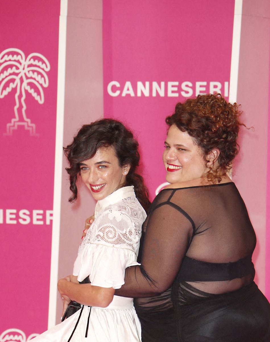 Einat Holland, Maya Landsmann de la série "Sad City Girls" - No web - 5ème soirée du 4ème Canneseries au Palais des Festivals à Cannes, le 12 octobre 2021. © Christophe Aubert via Bestimage