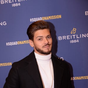 Rayane Bensetti lors de la soirée de réouverture de la boutique "Breitling", située rue de la Paix. Paris, le 3 octobre 2019. © Rachid Bellak/Bestimage