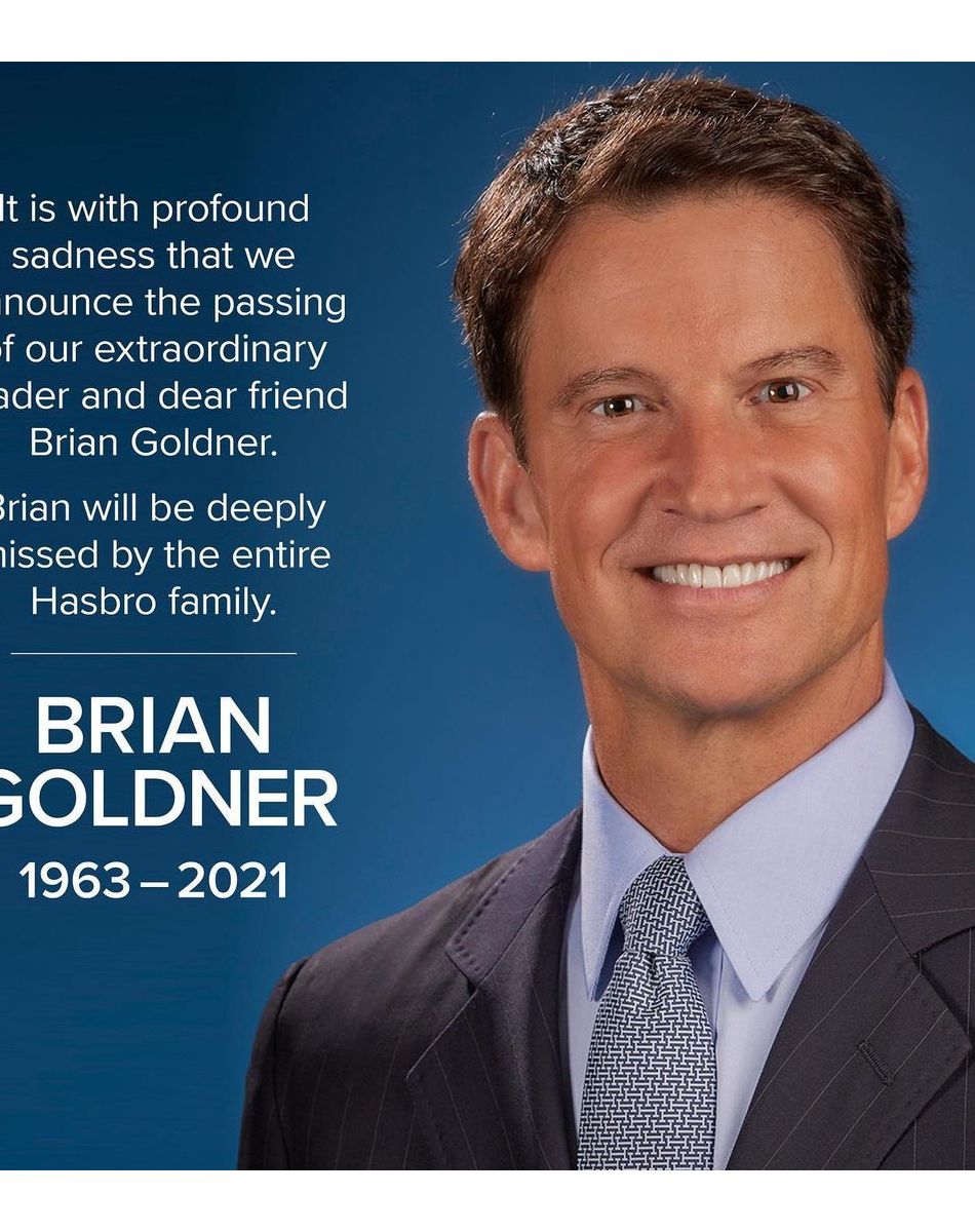 Brian Goldner, PDG d'Hasbro, est décédé à 58 ans.