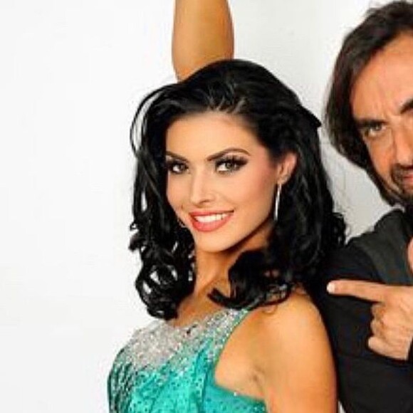 Candice Pascal et son partenaire André Manoukian dans "Danse avec les stars" - TF1