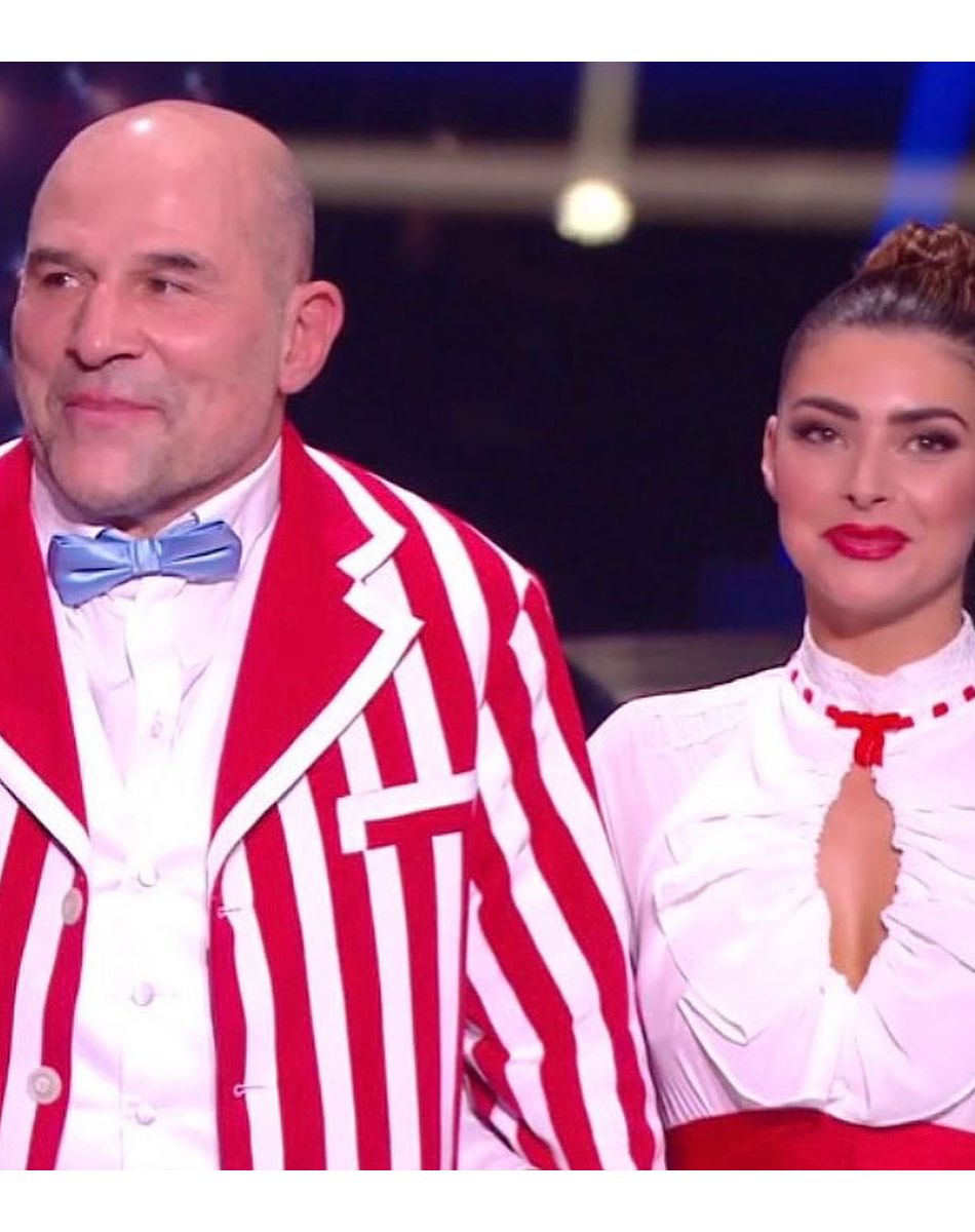 Candice Pascal et son partenaire Vincent Moscato dans "Danse avec les stars" - Instagram