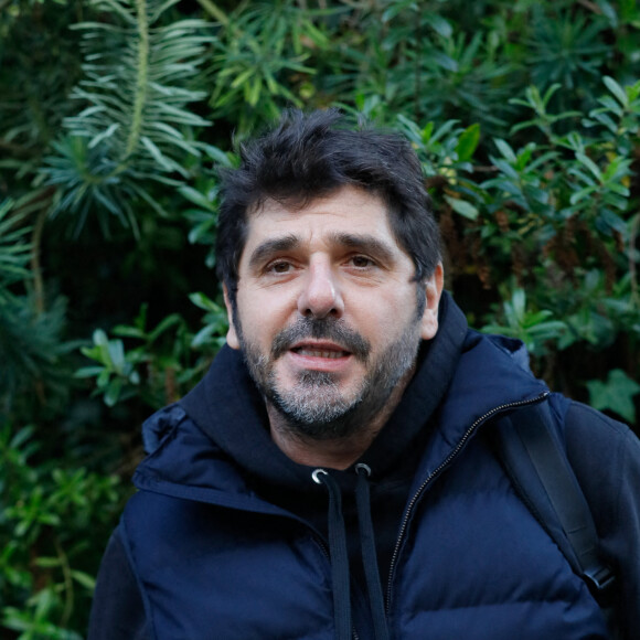 Exclusif - Patrick Fiori - Arrivées de l'émission "Vivement Dimanche" qui sera diffusée le 17 octobre 2021 au Studio Gabriel à Paris, France, le 13 octobre 2021. © Christophe Clovis/ Bestimage
