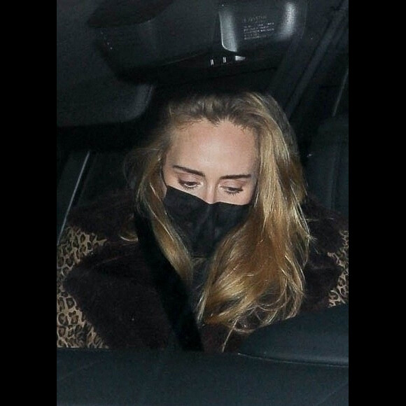 Exclusif - Adèle et son compagnon Rich Paul à la sortie du restaurant "Wallys" à Beverly Hills le 22 septembre 2021. 