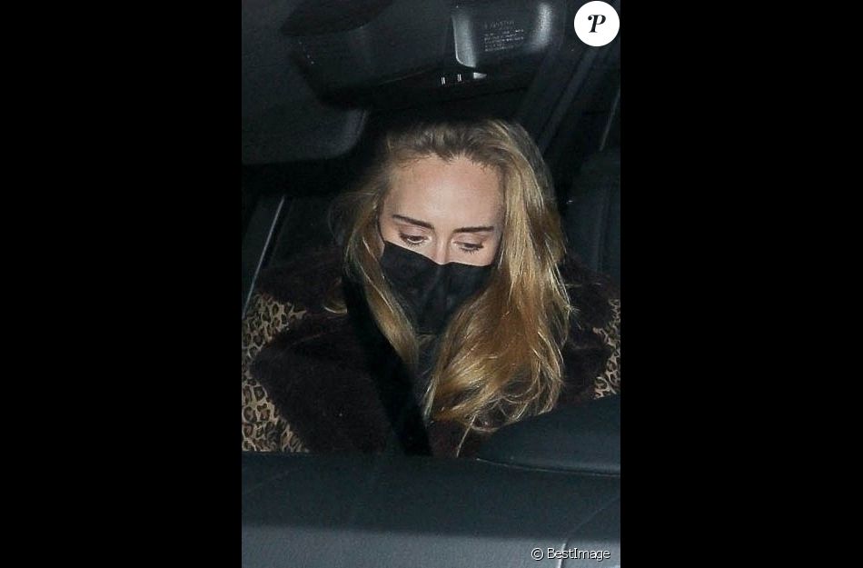 Exclusif - Adèle et son compagnon Rich Paul à la sortie du restaurant