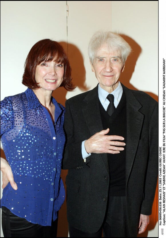 Archives - Sabine Azéma et Alain Resnais en 2003