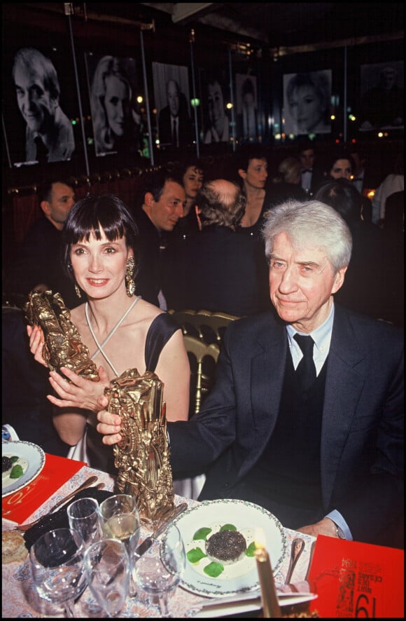Archives - Sabine Azéma et Alain Resnais en 1994 à la soirée des César
