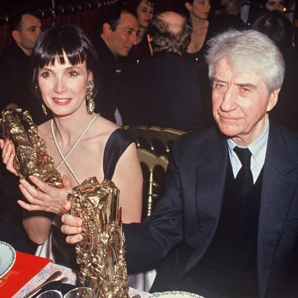 Archives - Sabine Azéma et Alain Resnais en 1994 à la soirée des César
