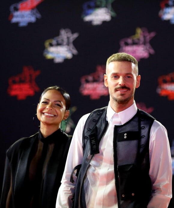 Christina Milian et Matt Pokora (M. Pokora) - 21ème édition des NRJ Music Awards au Palais des festivals à Cannes le 9 novembre 2019. © Dominique Jacovides/Bestimage 