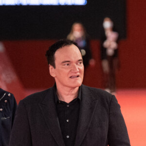 Quentin Tarantino et sa femme Daniella Pick - Soirée spéciale Quentin Tarantino lors de la 16e édition du Festival du Film de Rome, le 19 octobre 2021.