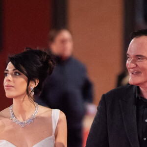 Quentin Tarantino et sa femme Daniella Pick - Soirée spéciale Quentin Tarantino lors de la 16e édition du Festival du Film de Rome, le 19 octobre 2021.