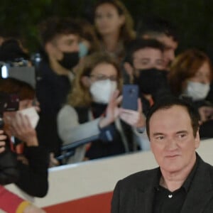 Quentin Tarantino et sa femme Daniella Pick - Soirée spéciale Quentin Tarantino lors de la 16e édition du Festival du Film de Rome, le 19 octobre 2021. © Mario Cartelli/SOPA Images via Zuma Press/Bestimage