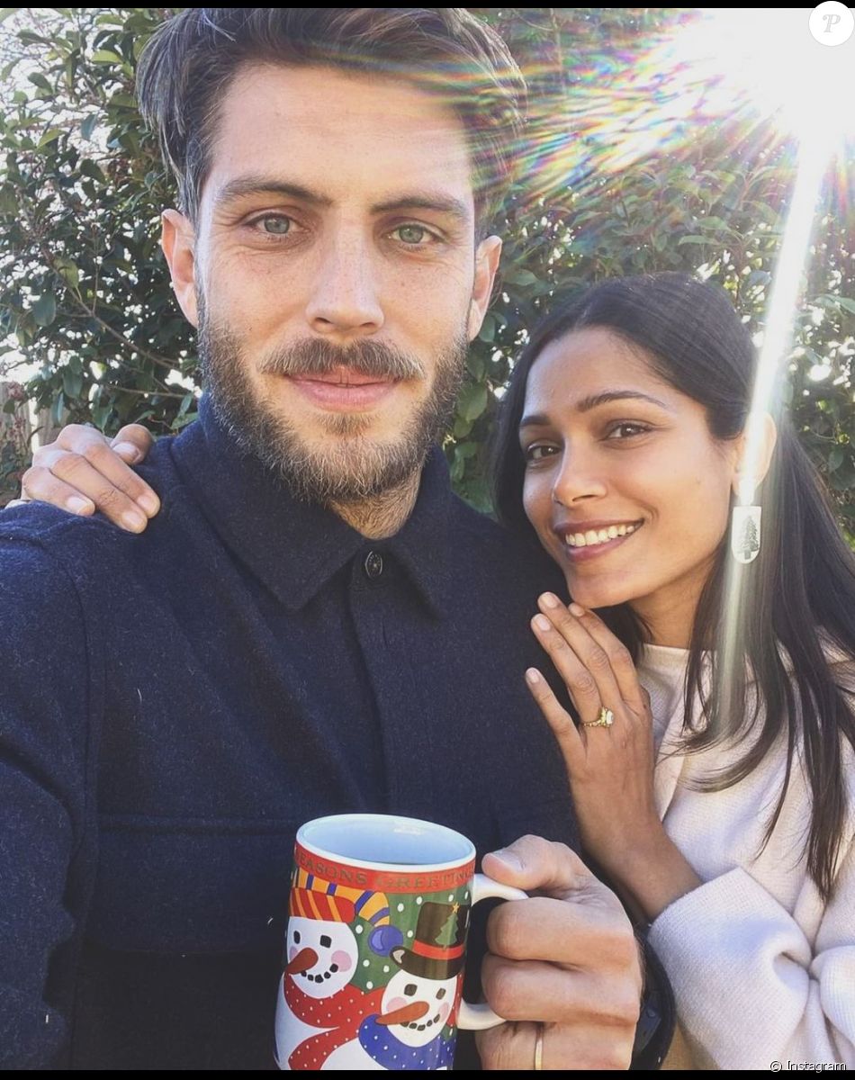 Cory Tran et sa fiancée, Freida Pinto.