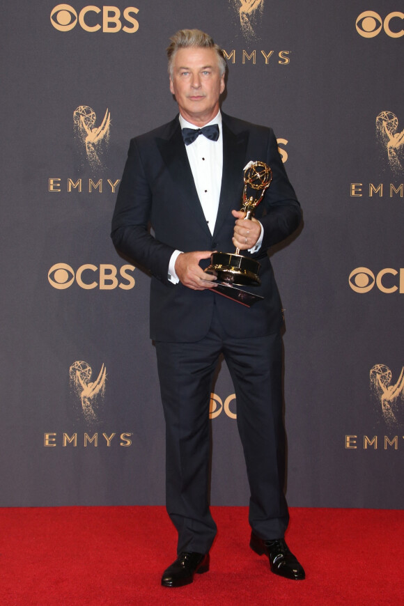 Alec Baldwin au photocall de la 69ème édition des Emmy Awards au théâtre Microsoft à Los Angeles le 17 septembre 2017.