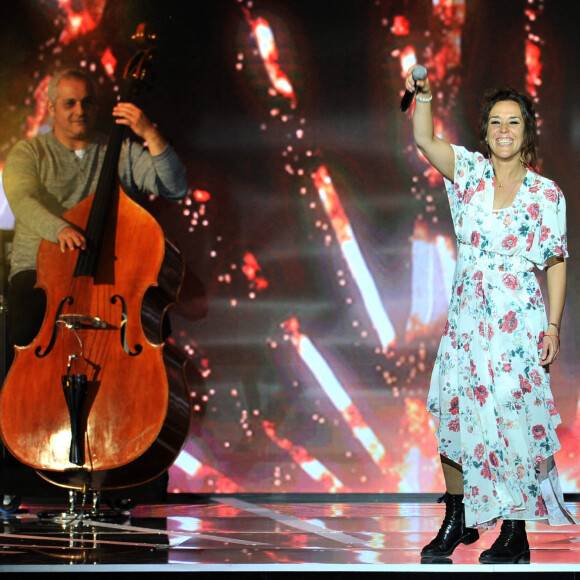 Exclusif - Zaz lors de l'enregistrement de l'émission "La Chanson de l'Année 2019" aux Arènes de Nîmes, le 16 mai 2019. L'émission sera diffusée sur TF1 le samedi 15 juin. © Guillaume Gaffiot/Bestimage 