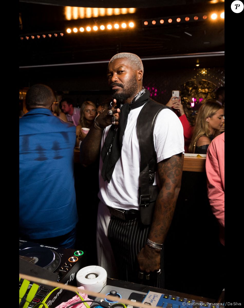Exclusif - Djibril Cissé (Tcheba) - Soirée privée "Pretty Little Thing" à l'Arc Paris "Summer is not over ", le 15 septembre 2021. © Tiziano Da Silva - Pierre Perusseau / Bestimage