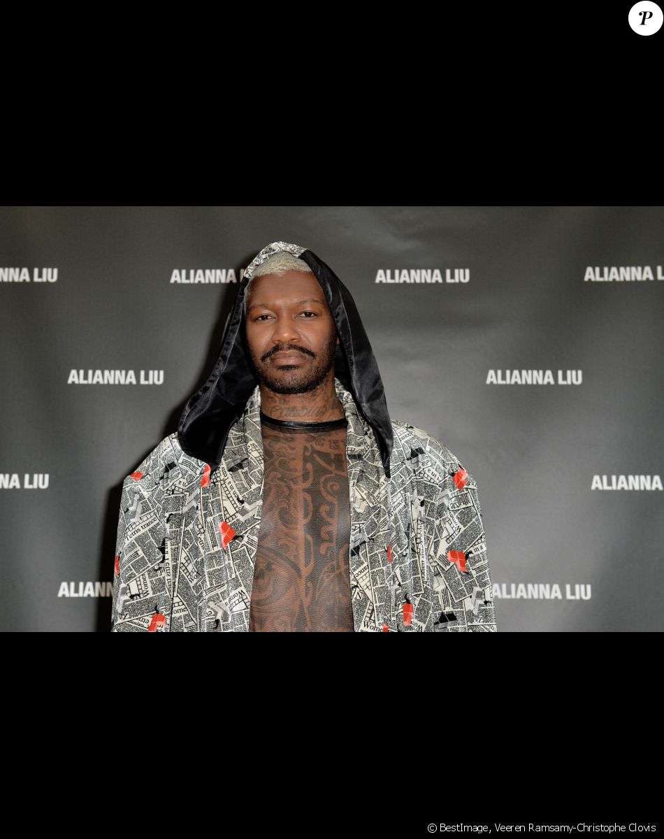 Djibril Cissé - People au défilé de mode prêt-à-porter automne-hiver 2020/2021 "Alianna Liu" à Paris. Le 27 février 2020 © Veeren Ramsamy-Christophe Clovis / Bestimage